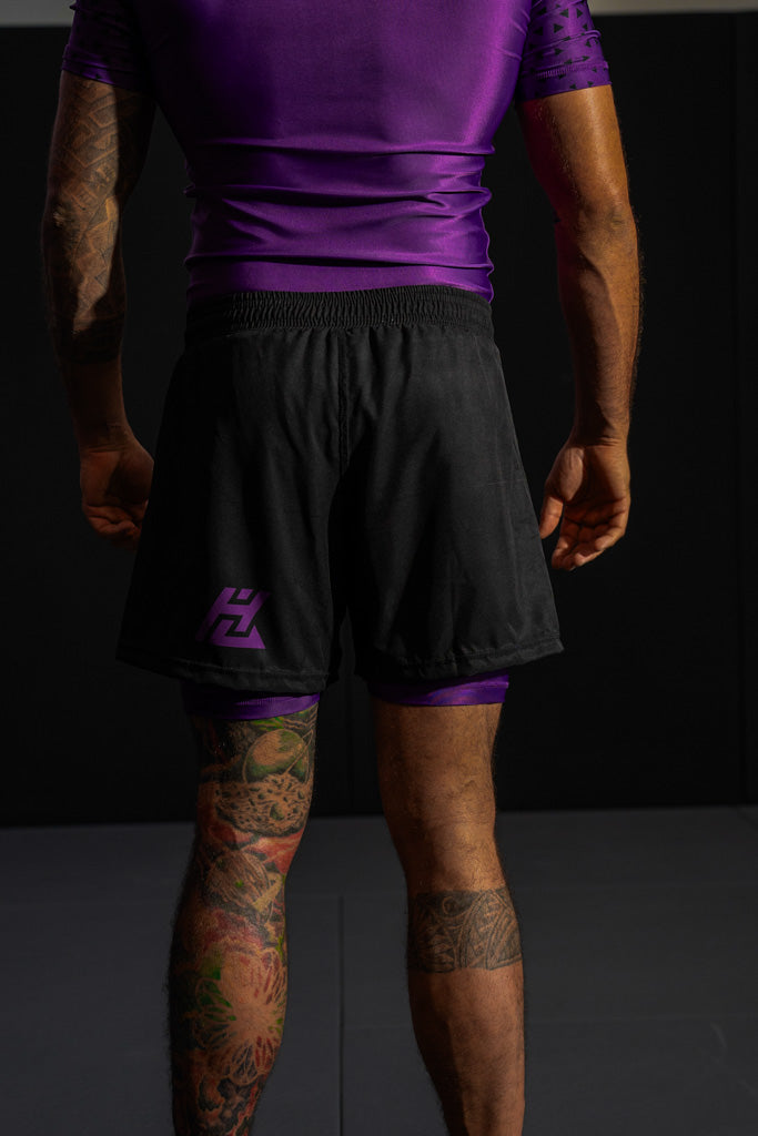 Royal Grapple Purple MMA Shorts