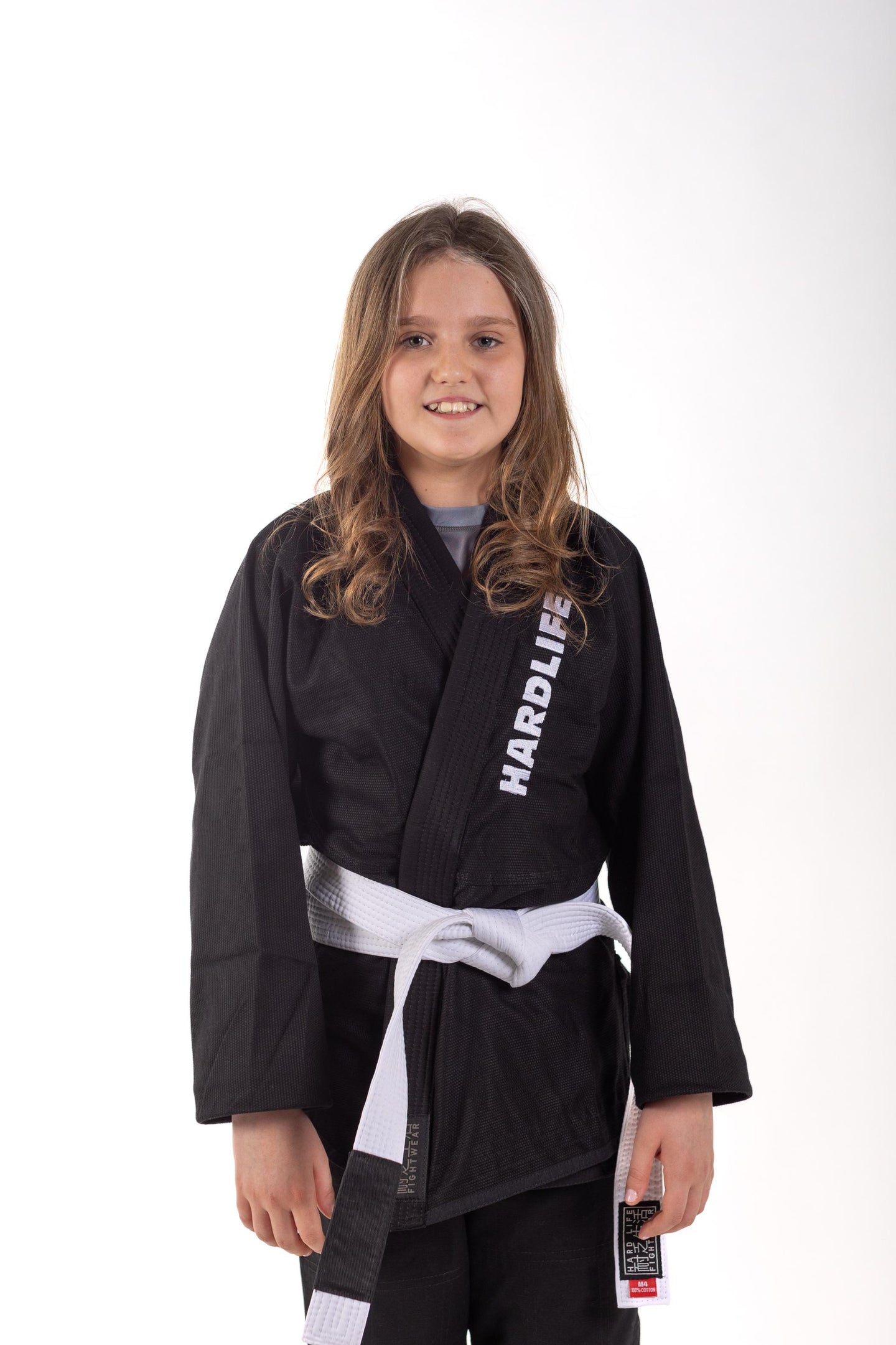 Image of Kids Hardlife Gi BJJ - kids-hardlife-kimono-bjj: <p class="MsoNormal">Nurture your child's martial arts journey with the Children's Hardlife Gi