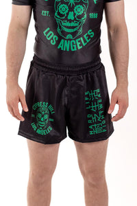 Image of Cypress Hill MMA Shorts - cypress-hill-shorts: Unleash your inner warrior with the Men's Hardlife Cypress Hill MMA Shorts