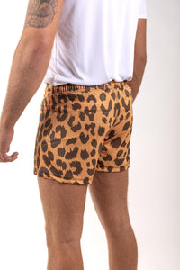 Leopard Print MMA Shorts