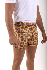 Leopard Print Vale Tudo Shorts