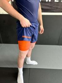 Midnight Blue & Orange Duo Shorts