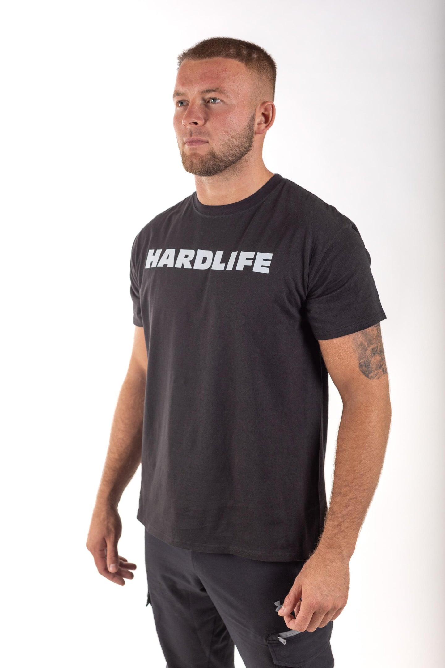 Image of Hardlife Retro Casual Tee - hardlife-retro-casual-tee: Embrace the timeless appeal of the Men's Hardlife Retro Casual Tee